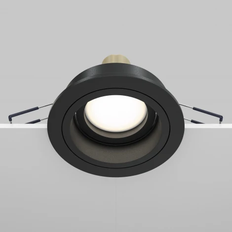 Встраиваемый светильник Atom GU10 1x50Вт Maytoni Technical DL025-2-01B (220V)