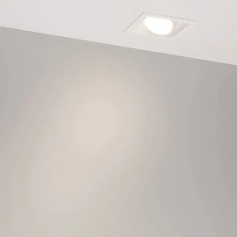 Встраиваемый светильник светодиодный MS-VORTEX-BUILT-S117x117-20W Day4000 (WH-WH, 20 deg, 230V) (Arlight, IP20 Металл) 057917