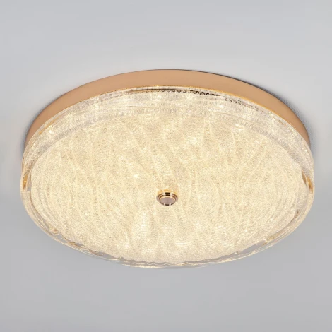 Потолочный светильник светодиодный с пультом с регулировкой цветовой температуры и яркости LED4U L1117-500 GD