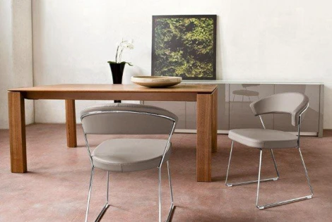 Стул New York Connubia Белый Skuba S92 экокожа