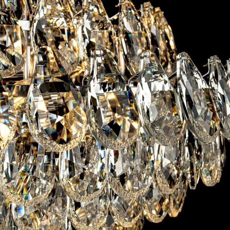 Подвесная люстра хрустальная Modelux MODELUX ML.8861.24P CR