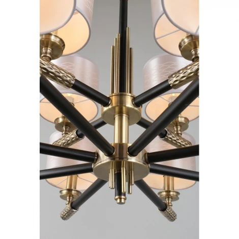 Подвесная люстра ярусная Omnilux Albinia OML-57303-12 (220V, на цепи)