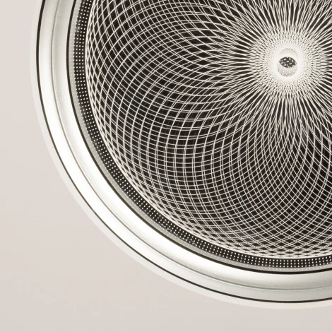 Потолочный светодиодный светильник круглый с пультом De City Норден 660015901