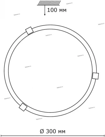 Настенно-потолочный светильник Sonex Duna 153/K хром