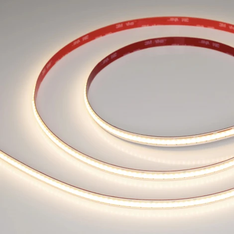 Светодиодная лента COB-X480-10mm 24V Warm3000 (10 W/m, IP20, 5m, FreeCut) (Arlight, Свободная резка) 044196