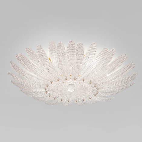 Потолочная люстра Eurosvet Flowers 101015/10 латунь Smart