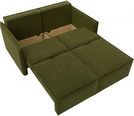 Диван прямой Либерти мини (Зеленый/Микровельвет) Лига Диванов арт.121903