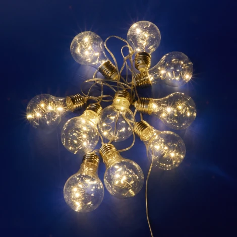 Гирлянда светодиодная Лампочки ретро-1. на батарейках 3AA не в-к. 1.8м. 50 светодиодов. ULD ULD-S1800-050/STB/3AA WARM WHITE IP20 RETRO BULBS-1 Uniel