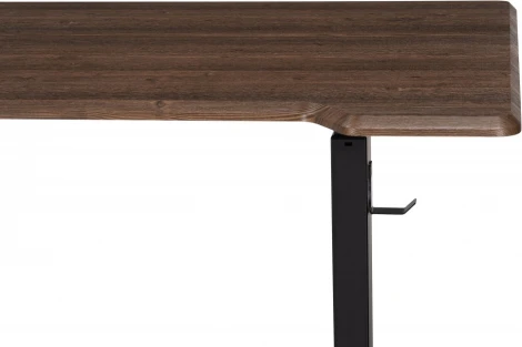 Компьютерный стол Маркос с механизмом подъема 140 (Маркос с механизмом подъема 140х80х75 черный / кантри орех) Notta арт.578488