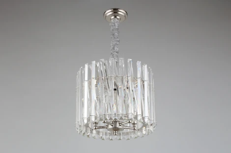 Подвесная люстра Aployt Verene APL.808.03.05 (220V, хрусталь, на цепи, свеча, круглые)