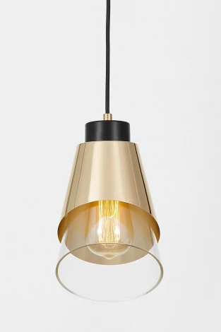 Подвесной светильник Lumina Deco Fabro LDP 7013-1 F.GD+PR (220V, на проводе)