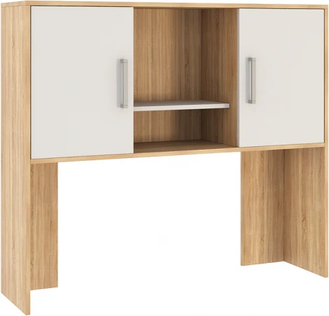 Стол компьютерный Лайт К4, цвет дуб сонома/белый Mebelson (арт.СК4Лайт.1623)