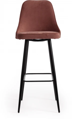 Стул барный KISH (mod. 714) Tetchair (Коралловый,Черный).