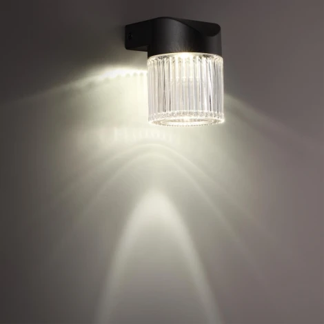 Настенный светильник уличный Novotech Estima 359291 STREET черный IP65 LED 7W 4000K 220V (круглые)