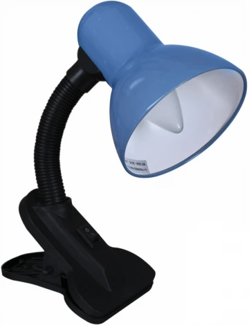 Офисная настольная лампа на прищепке Reluce 00108-0.7-01 BL