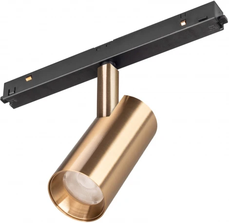 Трековый светильник магнитный светодиодный MAG-ORIENT-SPOT-R45-12W Warm3000 (GD, 24 deg, 48V) (Arlight, IP20 Металл) 040890