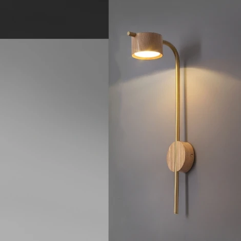 Настенный светильник (бра) Patsy H55 Light Brown ImperiumLoft Patsy01 (208808-23) (LED, 220V)