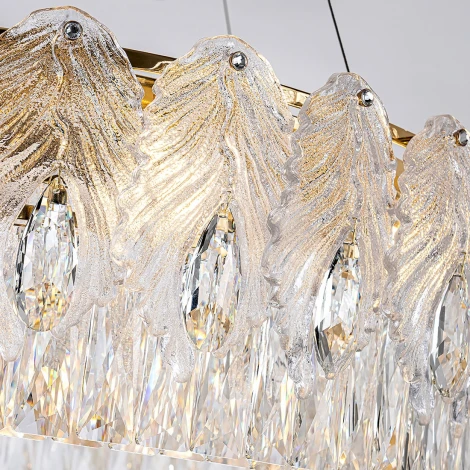 Подвесная люстра хрустальная Modelux ML.7445.800 GD