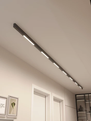 Трековая система в сборе магнитная накладная 48V 84W Hesby Lighting ElDeko HSBL_kompl_E001_NI4B4K