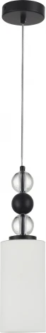 Подвесной свтильник ST Luce SL2003 SL2003.403.01 черный/белый E27 1*40W (220V, на проводе, круглые)
