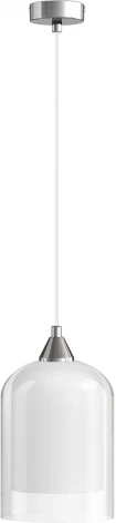 Подвесной светильник 33 ИДЕИ PND.105.01.02.002.CH-S.26.TR-S.27.WH (220V, на проводе, круглые)