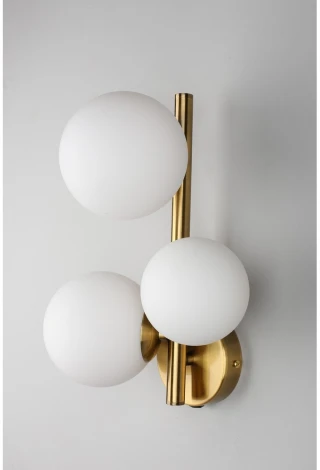 Бра Aployt Letizia APL.314.01.03 (220V, выключатель, шарики)