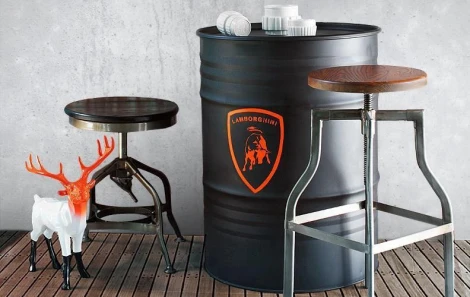 Табурет Toledo Никель Массив ивы