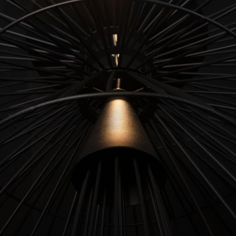 Подвесной светильник Loft It Star 10141/400 Black (220V, на проводе, круглые, летающая тарелка)