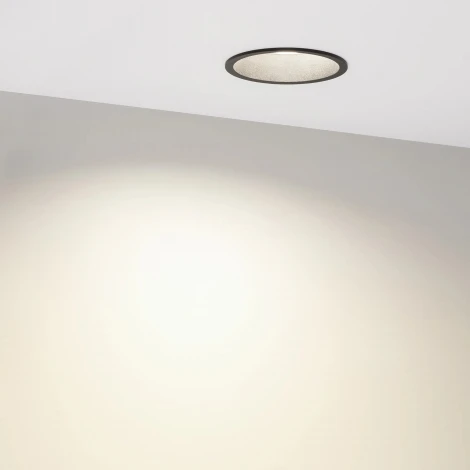 Светильник встроенный MS-BREEZE-BUILT-R82-9W Day4000 (BK, 80 deg, 230V) (Arlight, IP20 Металл) 035610(1)