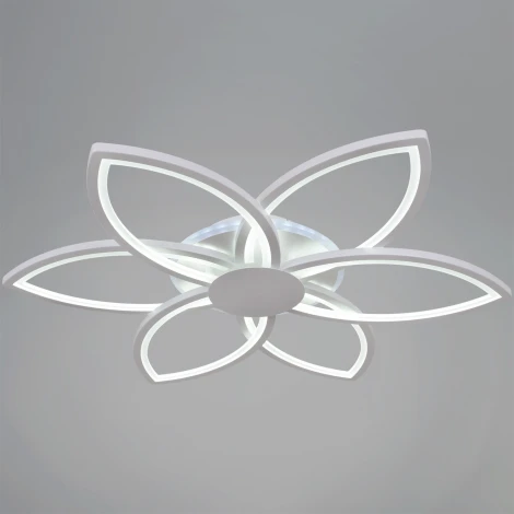 Потолочная люстра светодиодная с пультом с регулировкой цветовой температуры и яркости, ночным режимом и RGB Reluce 09877-0.3-06B WH (RGB)