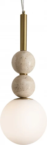Подвесной светильник Freya Sunspot FR5482PL-01BS2 (220V, на тросе, шарики, бусы)