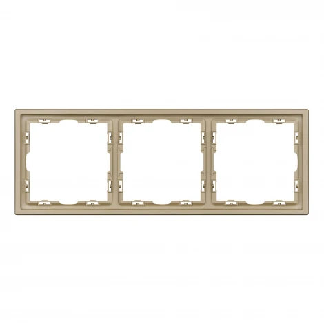 Рамка пластиковая FRM-NOBE-SFPL-3-GD (Arlight) 054221