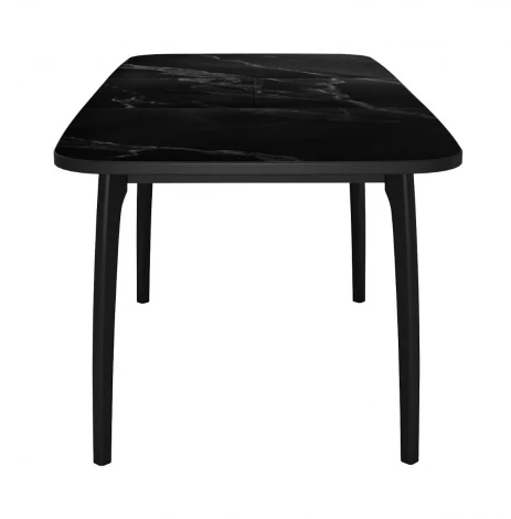 Стол DikLine MK40 Керамика Черный мрамор/подстолье черное/опоры черные арт.00-00079585