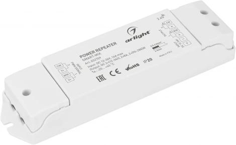 Усилитель SMART-MIX (12-36V, 2x8A) (IP20 Пластик) 032759 Arlight