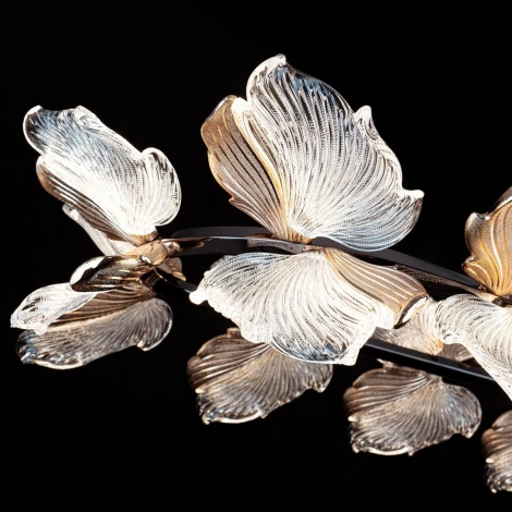 Подвесная люстра светодиодная с пультом с регулировкой цветовой температуры Modelux MODELUX ML.2412.1050 BK