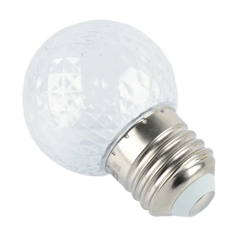 Лампа светодиодная Feron LB-385 52176 шарик 6400K прозрачный E27 1W 230V