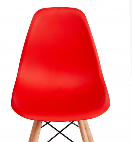 Обеденный стул Tetchair CINDY (Дерево бук,Металл,Пластик/Красный)