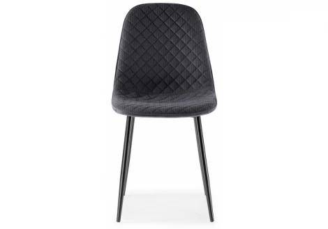 Стул Woodville на металлокаркасе Capri dark gray / black 15134