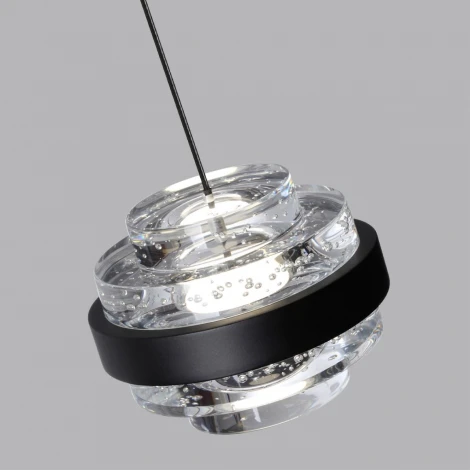 Подвесной светильник каскадный Odeon Light Klot 5031/6L черный/металл/акрил LED 6W 4000K 432лм (220V, на проводе)