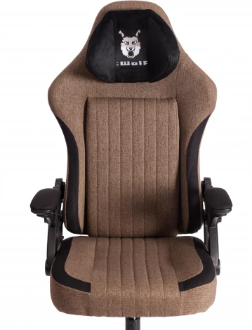 Кресло iWolf Tetchair (Ткань/Черный,Коричневый) арт.24836