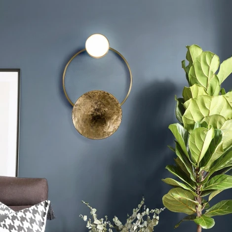 Настенный светильник (бра) Shield B ImperiumLoft Shield01 (158396-26) (LED, 220V, кольцо)