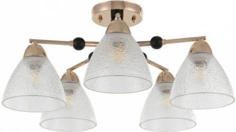 Потолочная люстра на штанге Arte Milano Napoli 324119/5 FG+BK (220V)