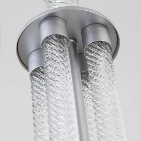 Подвесная люстра Eurosvet Licata 60099/6 серебро