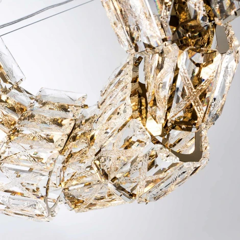 Подвесная люстра хрустальная Modelux MODELUX ML.755.12 GD