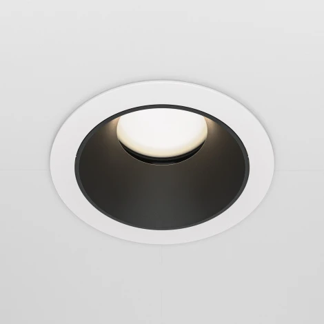 Встраиваемый светильник Share GU10 1x10Вт Maytoni Technical DL051-U-1WB (220V, круглые)