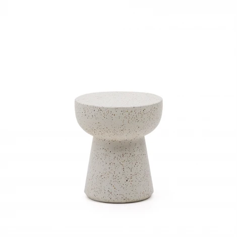 Pada Приставной столик из терраццо белого цвета Ø 40 см La Forma (ex Julia Grup) 192839