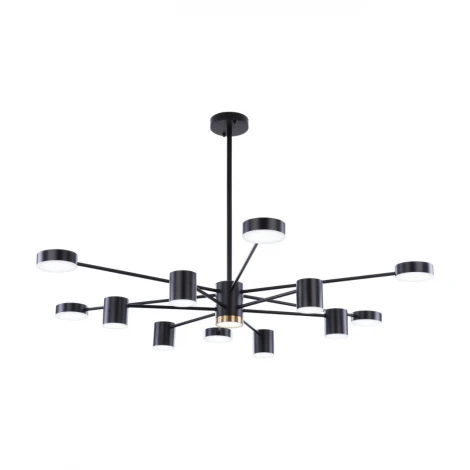 Потолочная люстра на штанге светодиодные APL LED Ferrara 3307.6293-12 Black