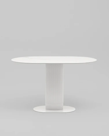 Стол обеденный Stool Group Mystery 130х80 см белый керамика арт.УТ000040809