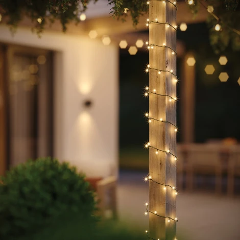 Светодиодная гирлянда Feron 41620 CL07 линейная, статичная, 40м + 3м желтый c питанием от сети