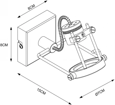 Спот Arte Lamp Costruttore A4300AP-1WH